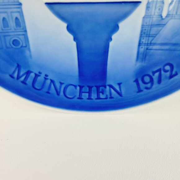 Bing & Grondahl Olympic München 1972 Commemorative Plate First Issue Denmark - Picture 6 of 10